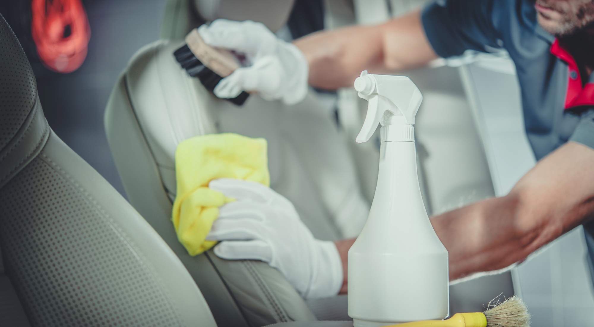 how to clean leather dirty car seats